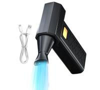 Compressed Air Duster | Mini Snow Blower | Adjustable 6 Speed Tumble Dryer Fan | Hand Held Snow with Safety | For Drying Dust on Windshield, on the f