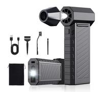 Compressed Air Duster PC Cleaner, 130000RPM Air Blower for PC Cleaning, Electric air Dusters, 3-Speed Cordless Rechargeable Reusable Compressed Air Blaster, for Car and Home