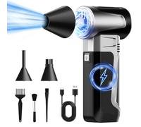 Compressed Air Duster with 3 Gear Adjustable, 180000RPM Electric Air Duster Rechargeable Cordless Air Blower for Car, Home, Computer, Keyboard, Outdoors