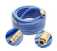 Compressed air Hose, 10m Length with Quick Coupling, Compressor Hose Braided Hose