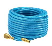 Compressed Air Hose, 15 m, Simple Quick Connection, Compressor Pressure Hose, 15 Bar, 1/4 Inch, Reinforced Flexible Connection, Light Weight, Resistant to Vibration and Corrosion Length (15 m)