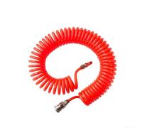Compressed Air Hose for Workshop Garage Use Compressed Air Hose | Coiled spring design, extends to , retracts automatically, saves space, for durable PU material