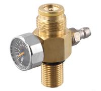 Compressed Air Tank Valve 18x1.5 Thread for hpa Regulator 3000PSI Input for Markers High Pressure Gas Cylinder(5/8-18UNF Thread)