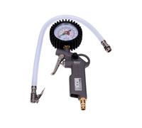 Compressed air tyre inflator with barometer 0-8 bar 1/4 inch BSP