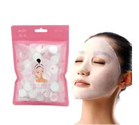 Compressed Face Sheets, Cotton Facial Masque, Skin Care Dry Masque Paper for Home, Travel, Independent Packaging
