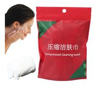 Compressed Face Towels,Compressed Towel,20X Cotton Compressed Face Towels for Face - Individually Wrapped Skin Friendly Fabric Absorbent for Camping al ai