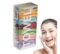 Compressed Face Wash Cloths - Cotton Cloth Tablets, Compact Portable Wipes | Quickly Expand Mini Wash Clothes for Skin Care, Spa, Gym, Backpack, Salon, Holiday, Hote