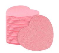 Compressed Facial Sponge, Heart Shape Natural Compressed Cellulose Face Sponge | Facial Cleansing, , Makeup Remover Sponge is the perfect blend of elegance and practicality, 20