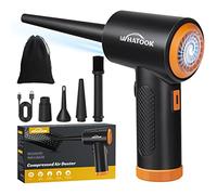 Compressed PC Air Cleaner Duster, Electric Air Blower for PC Cleaning 3-Speed Cordless 60000 RPM Rechargeable Reusable Compressed Air Dusters for Laptop Computers Keyboard