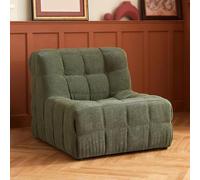 Compressed Sofa, Lazy Square Sofa, Single Leisure Chair, Corduroy Fabric, Soft Floor Sofa Chair, Suitable for Living Room, Bedroom, Office, etc A
