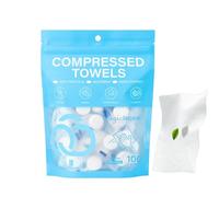 Compressed Towel - Portable Compressed Cotton Towel Sheets 22 X 20 Cm, 100 Pieces Mini Portable Individually Wrapped | Compressed Face Towels Wipes | para dormitorio ofic