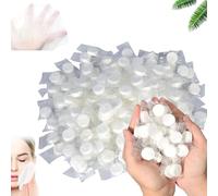 Compressed Towel Tablets - 142% Pure Cotton, Mini Towel Tablets, Civilizek Unanimousagree Compressed, Reticulation Process, Gentlely for Travel (10pcs)