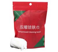 Compressed Towels | 20X Compressed Facial Towels Travel Washcloths | Skin-Friendly Tissue Highly Absorbent Soft Accessory for Makeup, Beauty, Shower