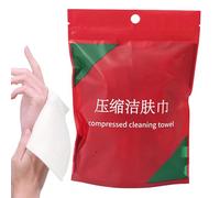 Compressed Towels - 20X Facial Compressed Wash Cloths Tablets for Travel - Portable Lightweight Tissue Absorbent Skin-Friendly for Camping, Bathroom