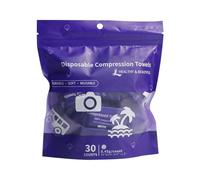 Compressed Towels, 30 Piece Travel Washcloths, Facial Tissue Sheets, Super Absorbent Material with Compact Design, Personal Care Category for Bathroom Camping Hotel Gym Spa Beauty Shower