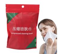 Compressed Towels for Travel - 20x Expandable Cotton Washcloths | Individually Packed, Skin Friendly and Absorbed | Portable Face Towels for Makeup, Beauty, Shower, Camping