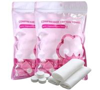 Compressed Towels Tablets, 200Pcs Compressed Towel Tablets, Soft Mini Disposable Face Towel, Compact Portable Towels for Travel Camping Sport Hotel Beauty, Disposable