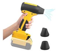 JJFX Compressed Turbo Blower for Dewalt 18V XR Battery, Jet Violent Fan 4-Speed Max 130000RPM Wireless High Speed Handheld Fan for Air Duster Cleaner, Keyboard Cleaning, Drying, Leaf Blower, BBQ