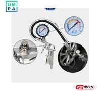 Brilliant Tools Tyre Inflator 0-16 bar PSI/bar Gauge Rubber Sleeve BT691019