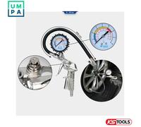 Brilliant Tools Tyre Inflator 0-16 bar PSI/bar Gauge Rubber Sleeve BT691019