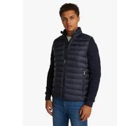 Compressible Padded Sleeveless Jacket Dark Blue