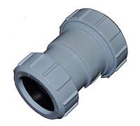 Compression 40mm x 32mm Waste Pipe Reducing Coupling - Pack of 2
