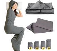 Compression Adult Sleep Sack,360° Wrap Ultra-Lightweight Wearable Blanket for Stress & Anxiety Relief,Breathable Stretch Fabric Adult Sleep Pod,Compression Blanket for Kids Teens & All (185*50 /-XL)