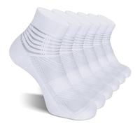 Compression Ankle Support Socks Running Trainer Coolmax Wicking Cushioned Athletic Plantar Fasciitis Relief Men Women