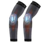 Compression Arm Sleeve, 1 Pair for Unisex, 20-30mmHg Graduated Compression Elbow Sleeve for Recovery, Pain Relief, Supports Muscles & Joints, Tennis Elbow & Golfers Brace, Edema, Swellin, Black XXL
