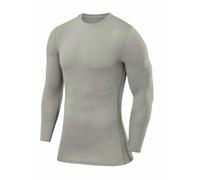 PowerLayer Kids Base Layer Long Sleeve Compression Shirt. Lightweight and Moisture Wicking Thermal Top for Football, Rugby, Soccer and Gym for Boys- Tornado (Boys), 10-12 Years (Boys Large)