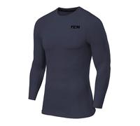 TCA Men Long Sleeve Compression Shirt, Athletic Workout Sports Undershirt Base Layer Top - Graphite, XXL