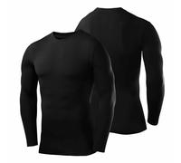 PowerLayer Compression Base Layers Mens Boys Crew Neck Top Running Sports
