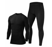 Compression Base Layers Mens' & Boys' PowerLayer Top + Leggings/Tights Skins Set