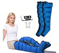 Compression Boots for Legs and Leg Massager for Pain and Circulation, 6-Chamber Pressotherapy Massager, Timer 0-30 Min & Pressure Adjust 0-240 mmHg, Relieves Muscle Tension, Alleviates Swelling