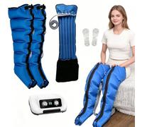 Compression Boots for Legs, Leg Lymphatic Drainage Massager, 6 Leg Compression Machine, Timer 0-30 Min & Adjustable Pressure 0-240 mmHg, Relaxes Tight Muscles, Cuts Down Swelling and Exhaustion