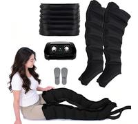 Compression Boots, Leg Massager for Circulation Pain Relief Lymphatic Drainage Pneumatic, Air Compression Recovery Boots for Foot Calf Full Leg Relax Therapy, Timing Pressure Adjustable