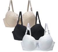 Compression Bra Post Op Bra Large Breasts Sports Plus Size Invisible Back Strap Sports Without Padding Filler J Cup Kids 12 13 Cotton Plus Size Yellow 80E
