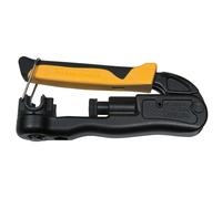 Compression Crimper, Wire Crimper and Coaxial Crimper for Indoor and Outdoor Cabling Klein Tools VDV211-063, Yellow