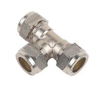 Compression Equal TEE 15MM, Fully Recyclable Products, 1 in Pack