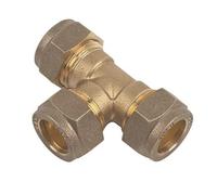 Compression Equal TEES 15MM, Fully Recyclable Products, 10 in Pack