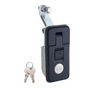 Compression Latch Lock Flush Mount Trigger Latch for Trailer Mailbox RV Black, 8.5x4cm
