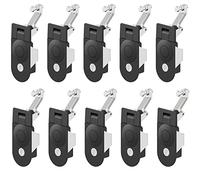 Compression Latch Lock,Flush Mount Zinc Alloy Trigger Latch with Keys,Adjustable Sealed Large Lever Hand Operated Compression Latches Key Locking for Cockpit Floor Door Cabinet (10 Packs)