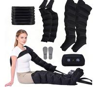 Compression Leg Massager for Circulation & Lipedema Relief, Air Pressure Massage Boots with Sequential Therapy, Lymphatic Drainage System for Full Leg, Calf, Foot and Daily Muscle Relaxation