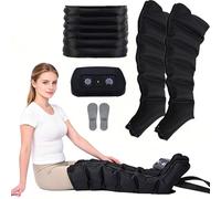 Compression Leg Massager for Circulation & Lipedema Relief, Air Pressure Massage Boots with Sequential Therapy, Lymphatic Drainage System for Full Leg, Calf, Foot and Daily Muscle Relaxation