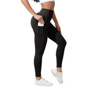 Compression Leggings for Women UK Lipedema 3D Anti Cellulite High Waist Tummy Control Seamless Butt Lifting Sculpting Plus Size Yoga Pants Medical Grade Slim Fit Trousers with Pockets Black