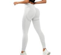 Compression Leggings Women High Waisted Anti Cellulite Leggings Tummy Control Stretch Gym Legging Seamless Buttery Soft Cellumove Legging Sculpt Sport Workout Butt Lifting Yoga Pants White