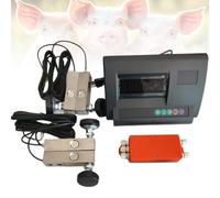 Compression Load Cell Scale Kit, High Precision Waterproof Floor Scale for Livestock, Suitable for Cattle, Pigs, Sheep, Goats - 1000 lb Capacity