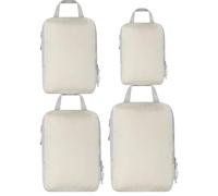 Compression Pack Cubes, Travel Packing Cubes, Lightweight Packing Cubes, Travel Bag Set, 4 x Travel Cube Pack, Vacuum Carry Bags, Reusable for Suitcases, Flight Luggage, Camping