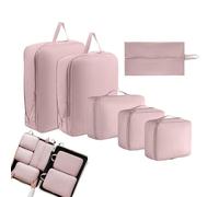 Compression Packing Cube Space Saving Traveling Storage Pouch | Compression Luggage Bags for Men Women Boys Girls Youth Teens Wife Clothing Shoes Pants Socks