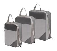 Compression Packing Cubes - Compress Packing Cubes for Travel | Portable Organizer Closet Storage for Airplane Backpacking Trip Dorm Camping Business Cruise College